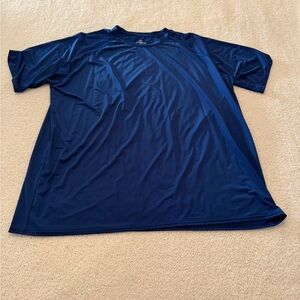 Real Essentials Performance Tee 3XL Blue Athletic Workout Shirt